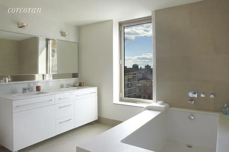 New York City Real Estate | View 124 West 23rd Street, 16A | Master Bathroom | View 8