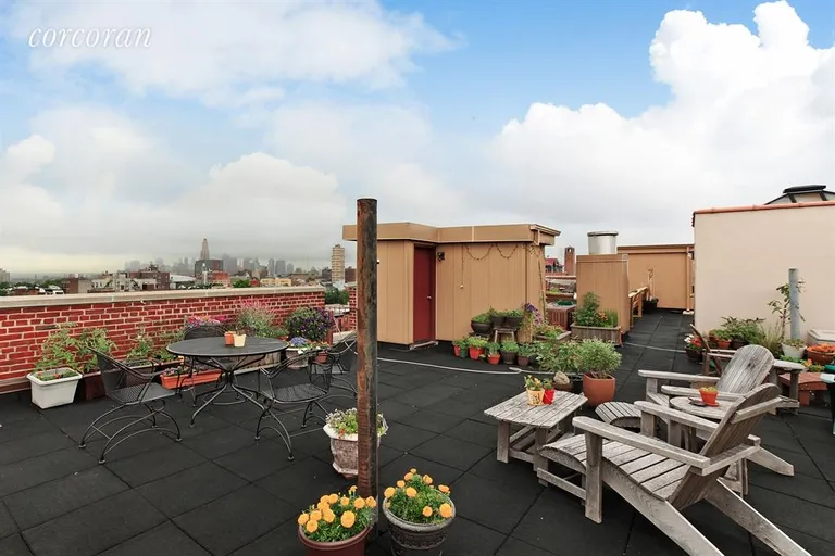 New York City Real Estate | View 338 Prospect Place, 5J | Roof Deck | View 12