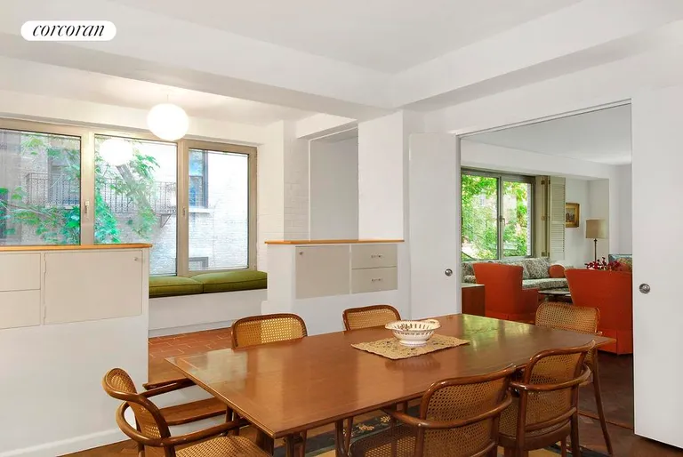 New York City Real Estate | View 15 East 91st Street, 3-4C | Dining Room and Sun Porch | View 2