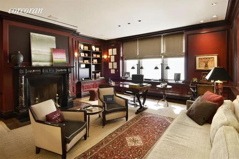 New York City Real Estate | View 39 East 79th Street, 8-9 | Library | View 8