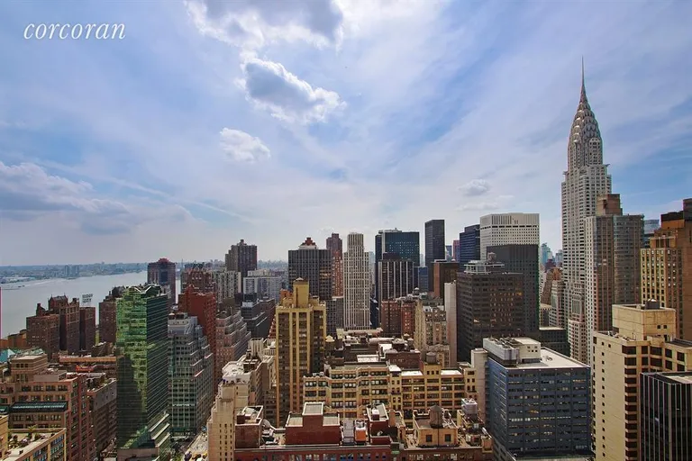 New York City Real Estate | View 236 East 47th Street, 25E | Fabulous roof garden with 360 degree views | View 4