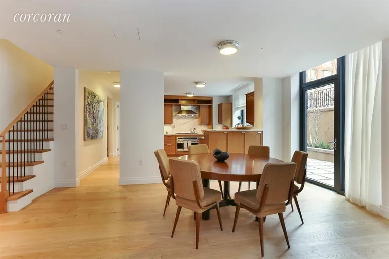 New York City Real Estate | View 455 West 20th Street, MEWS C | Separate Dining Area off Open Kitchen | View 3