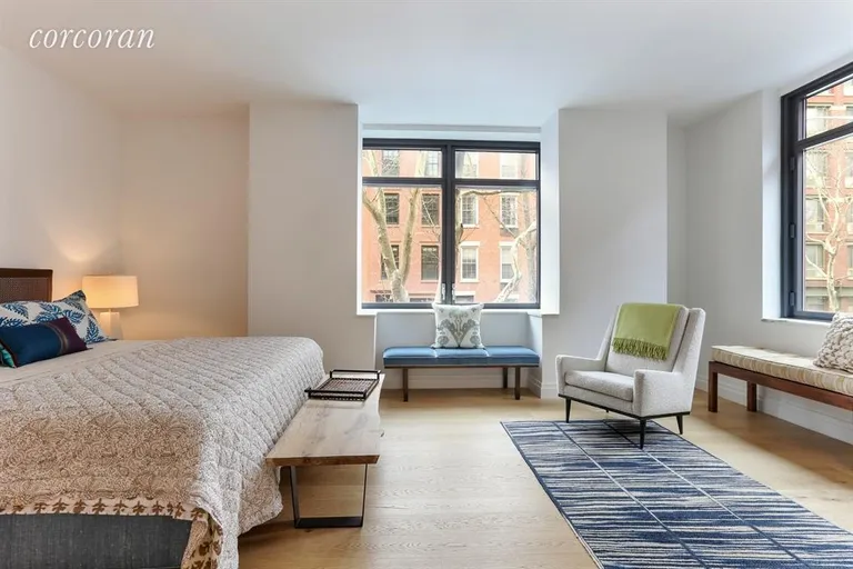 New York City Real Estate | View 455 West 20th Street, MEWS C | Master Bedroom Suite with South and West Exposures | View 6
