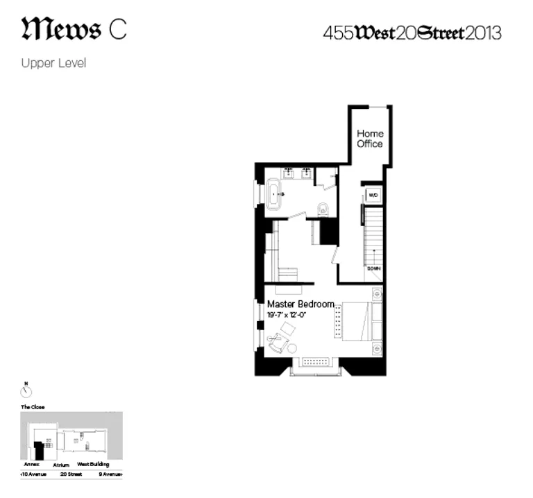 455 West 20th Street, MEWS C | floorplan | View 10