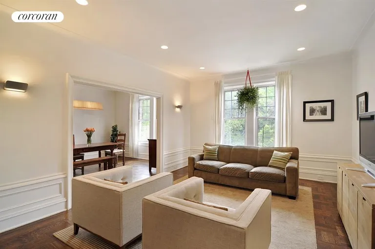 New York City Real Estate | View 125 Prospect Park West, 3A | Living Room | View 3