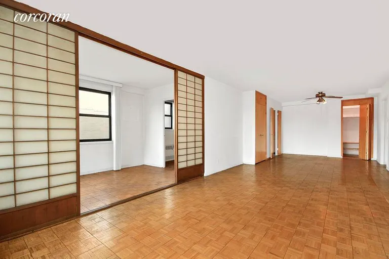New York City Real Estate | View 145 East 15th Street, 17C | Living room, bedroom, dressing area | View 2