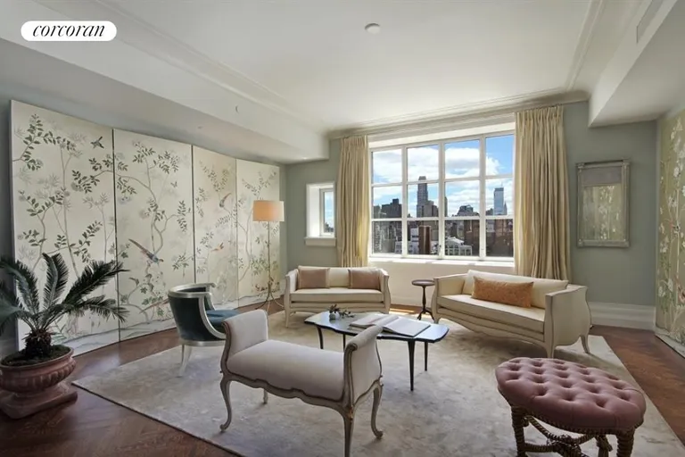 New York City Real Estate | View 135 East 79th Street, PH 17E | Living Room with North Exposure | View 3