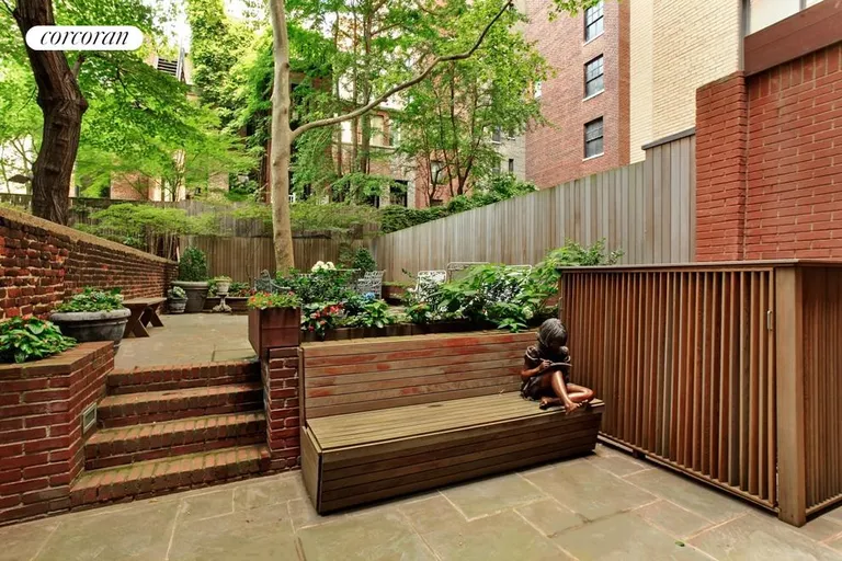 New York City Real Estate | View 65 East 90th Street | Planted DiningTerrace | View 9