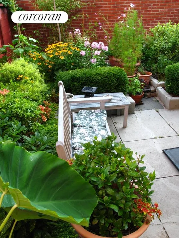 New York City Real Estate | View 37 3rd Place | The garden in bloom! | View 8