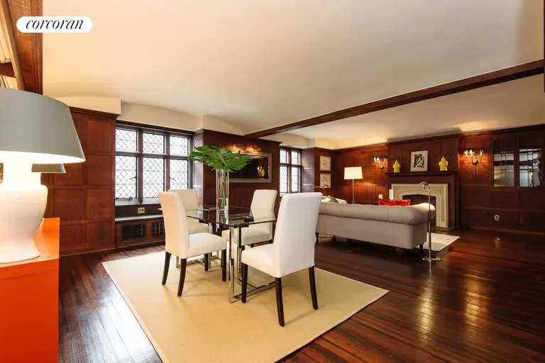 New York City Real Estate | View 27 West 67th Street, 5FW | Dining Room and Library | View 5