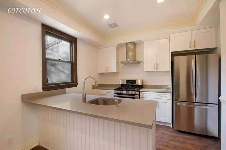 New York City Real Estate | View 976 Bergen Street | Parlor Floor Kitchen | View 3