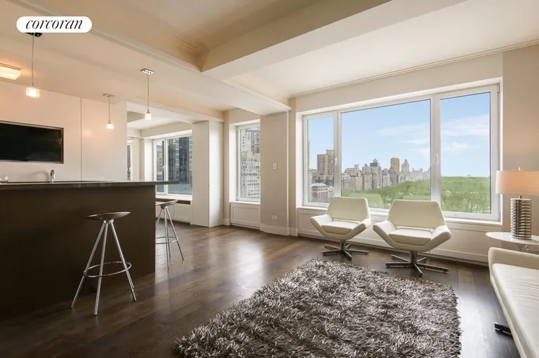 New York City Real Estate | View 230 Central Park South, PH17 | Living Room | View 3