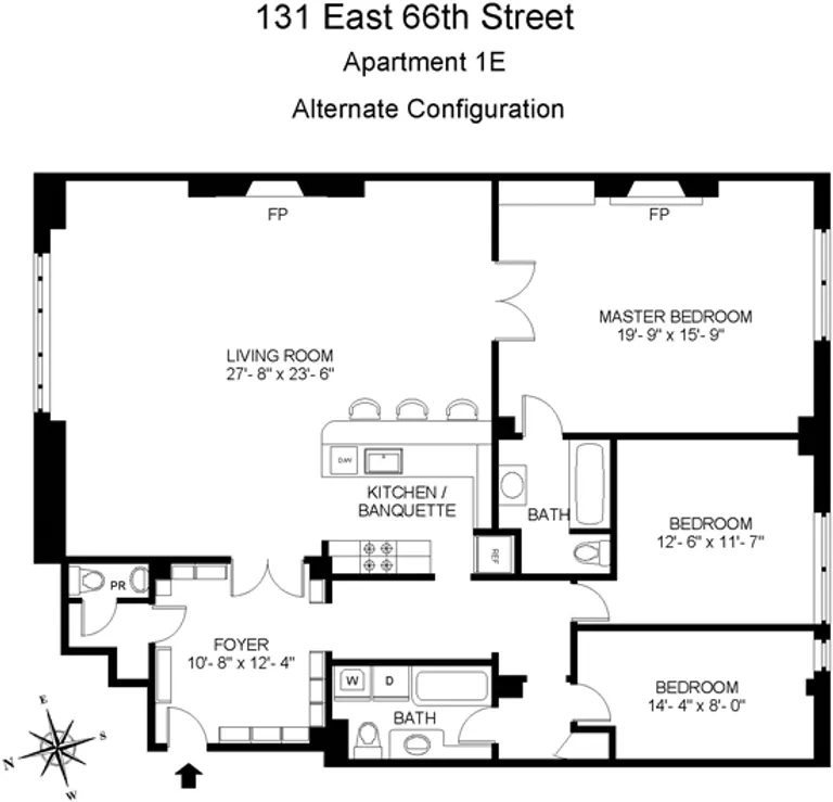 131 East 66th Street, 1E-SVT7 | floorplan | View 6