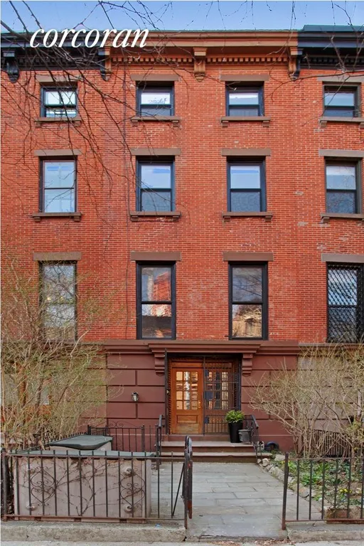 New York City Real Estate | View 494 State Street | Elegant center door and exterior facade | View 10
