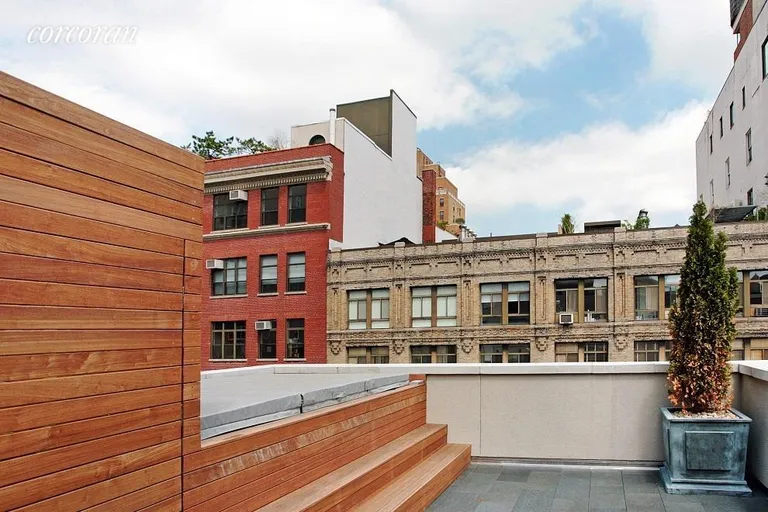 New York City Real Estate | View 150 West 15th Street | Roof terrace includes outdoor Jacuzzi spa | View 11
