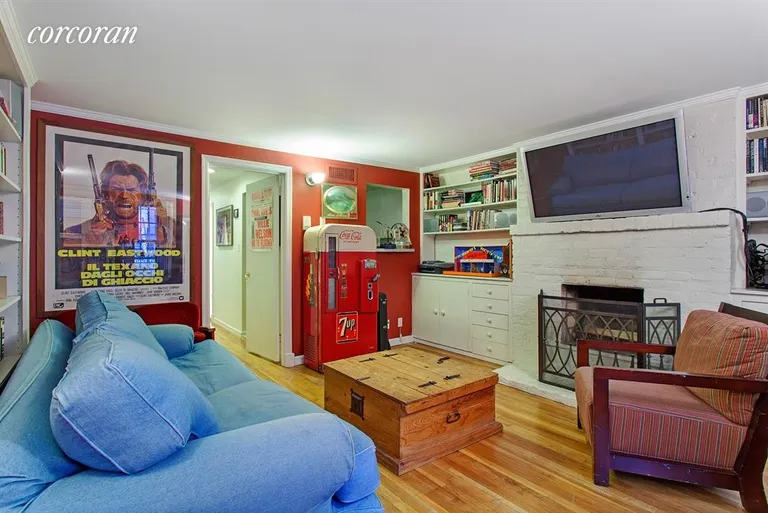 New York City Real Estate | View 353 West 21st Street | Garden level family room | View 7