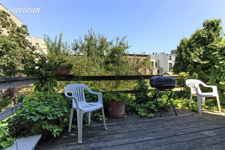 New York City Real Estate | View 295 Warren Street | Large terrace off the second floor kitchen | View 4