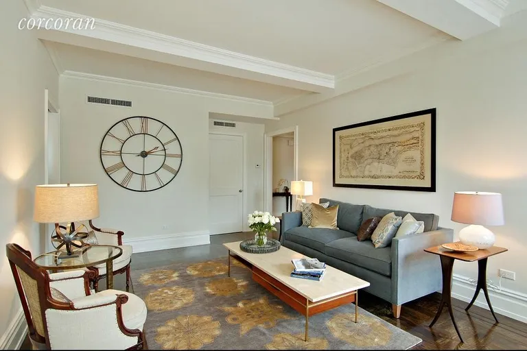 New York City Real Estate | View 165 West 91st Street, 9G | 165 W 91st Street - 9G Living Room | View 2