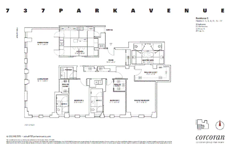 737 Park Avenue, 9C | floorplan | View 3