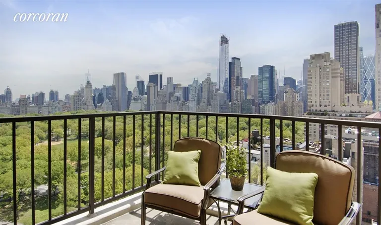 New York City Real Estate | View 10 West 66th Street, 25K | Terrace | View 2