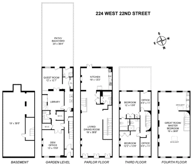 224 West 22nd Street | floorplan | View 11