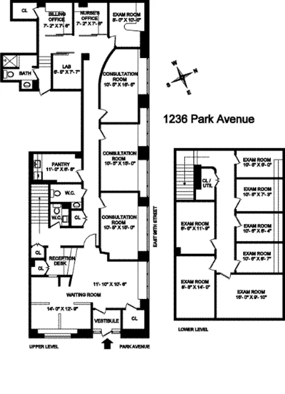 1230 Park Avenue, 1D | floorplan | View 5