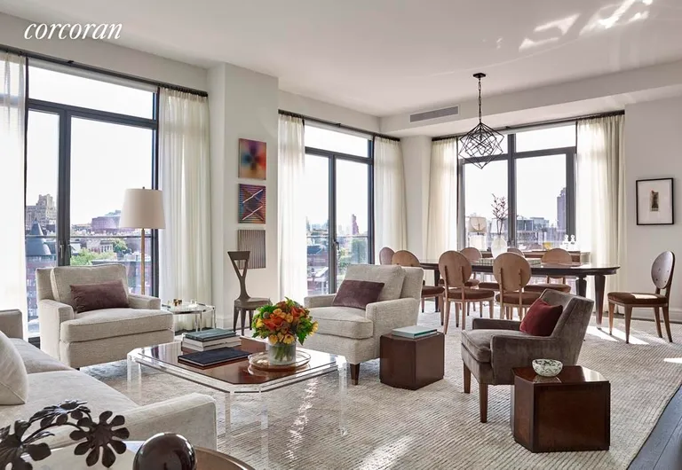 New York City Real Estate | View 155 West 11th Street, 7A | Protected southwest views over the West Village  | View 2