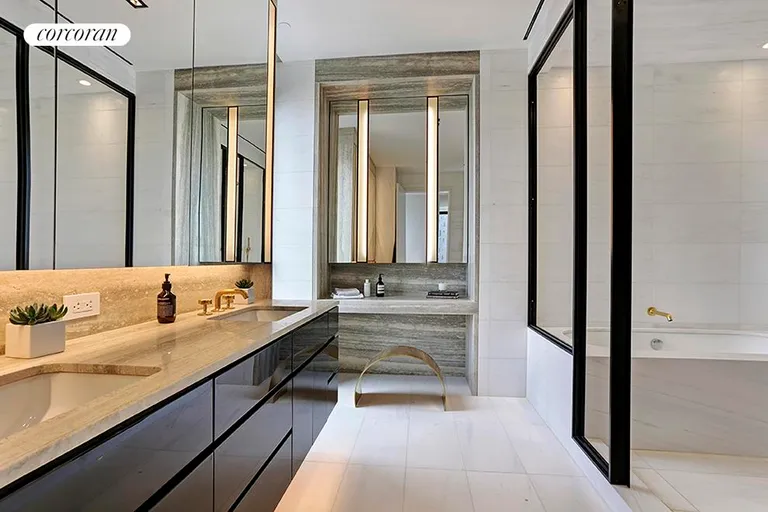 New York City Real Estate | View 505 West 19th Street, 6C | Master Bathroom | View 4