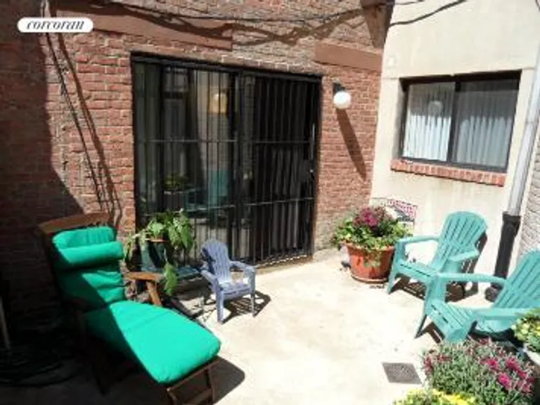 New York City Real Estate | View 44 Monroe Place | Patio off Master Bedroom | View 6