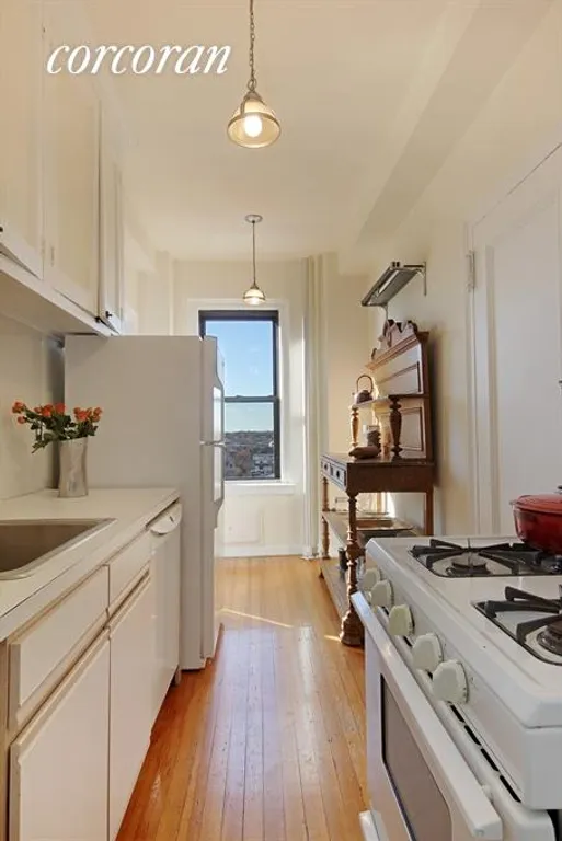 New York City Real Estate | View 1 Plaza Street West, 11B | Windowed eat-in kitchen | View 2