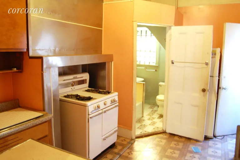 New York City Real Estate | View 702 Monroe Street | Downstairs Kitchen in extension | View 12