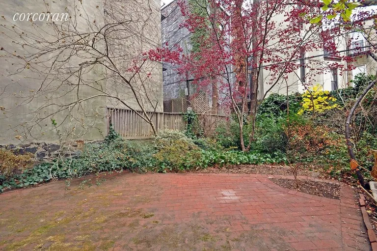 New York City Real Estate | View 370 8th Street | Beautiful south-facing garden is bathed in light | View 8