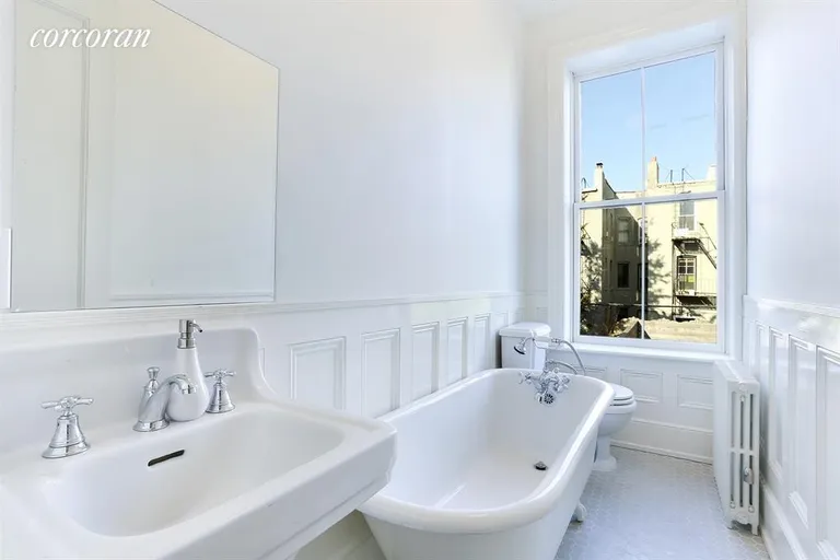 New York City Real Estate | View 505 17th Street | Hall bathroom with clawfoot tub | View 6