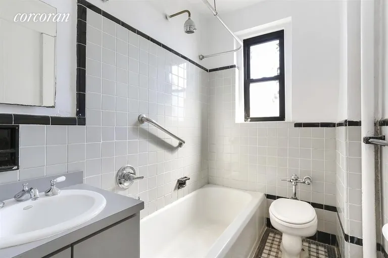 New York City Real Estate | View 415 Ocean Parkway, 4J | Bathroom | View 6