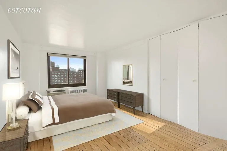 New York City Real Estate | View 185 Hall Street, 1007 | Virutally Staged Bedroom | View 3