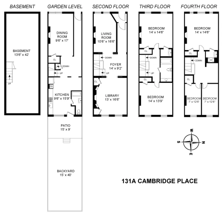 131A Cambridge Place | floorplan | View 7