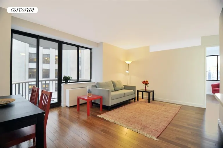 New York City Real Estate | View 45 East 25th Street, 17B | Large living area with private balcony! | View 4