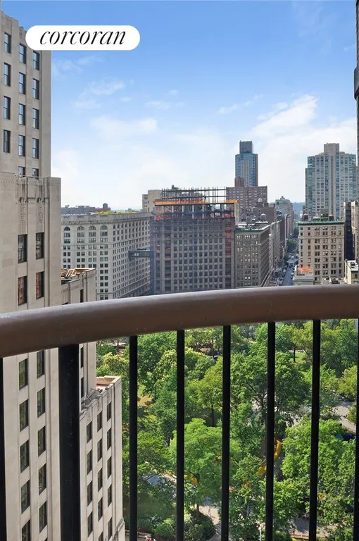 New York City Real Estate | View 45 East 25th Street, 17B | Private balcony with park view! | View 5