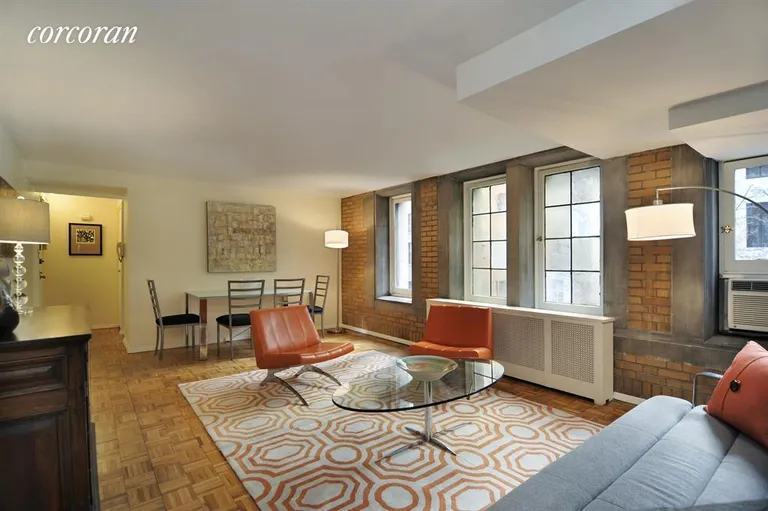 New York City Real Estate | View 235 East 49th Street, 2B | Living Room | View 2