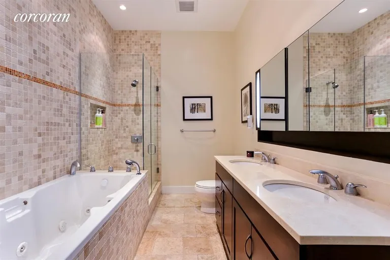New York City Real Estate | View 42 East 12th Street, #2 | Master Bath with Shower and Jacuzzi Tub! | View 7