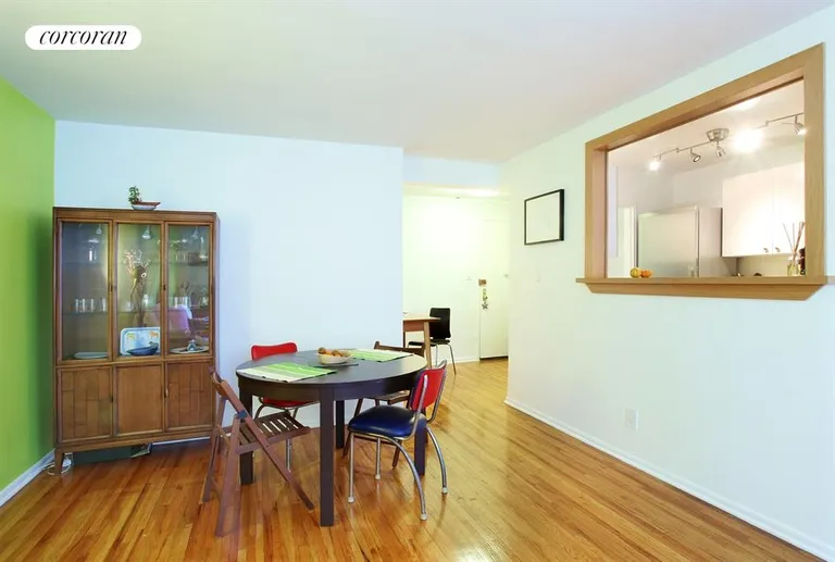 New York City Real Estate | View 400 East 17th Street, 512 | Dining area with immediate access to the kitchen | View 3