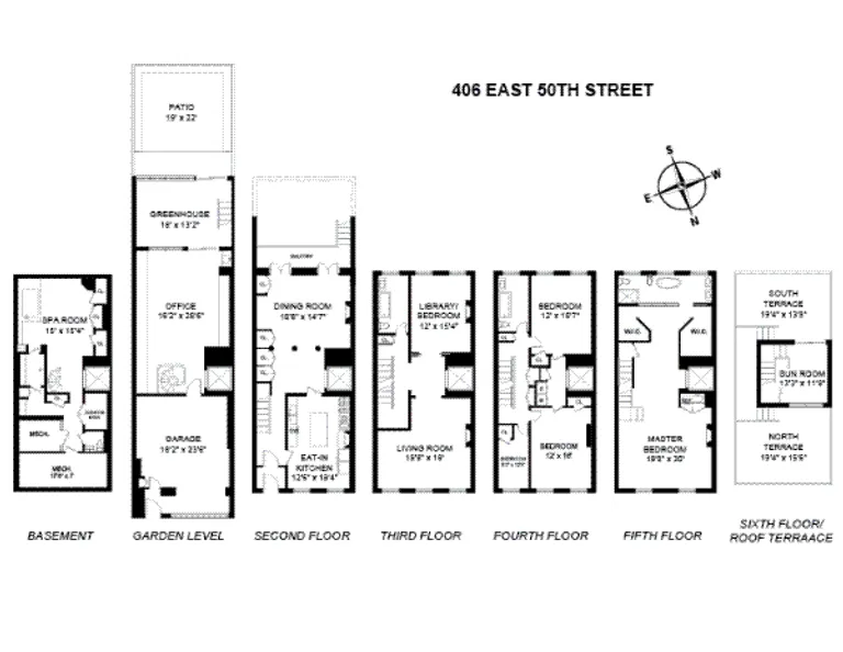 406 East 50th Street | floorplan | View 7