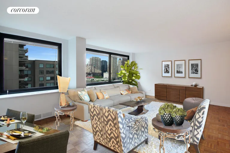 New York City Real Estate | View 531 Main Street, 1411 | 1 Bed, 1 Bath | View 1