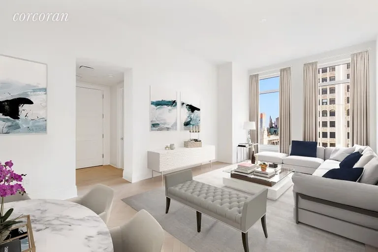 New York City Real Estate | View 30 Park Place, 46C | 1 Bed, 1 Bath | View 1
