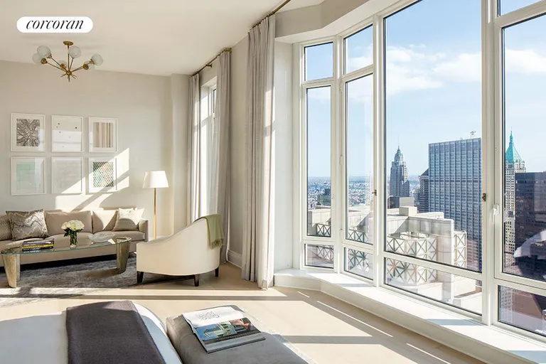 New York City Real Estate | View 30 Park Place, 73A | Master Bedroom | View 5