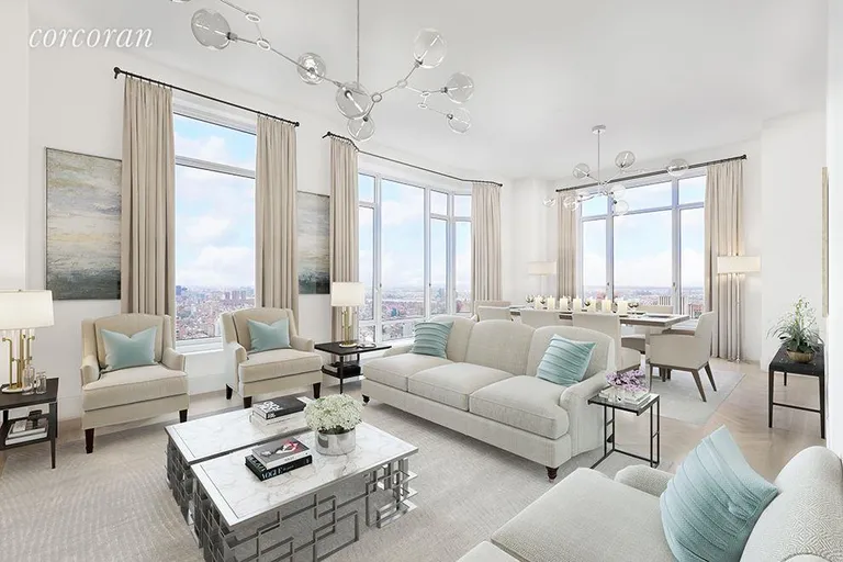New York City Real Estate | View 30 Park Place, 73B | 3 Beds, 3 Baths | View 1