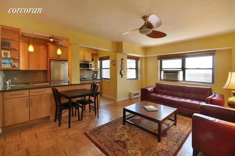 New York City Real Estate | View 270 Jay Street, 12F | Kitchen / Living Room | View 2