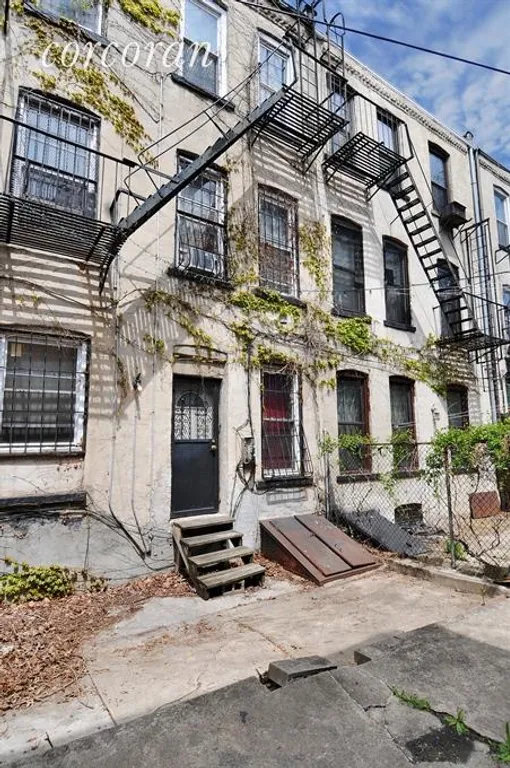 New York City Real Estate | View 512 MacDonough Street | Finished bsmt has a "walk up" hatch to backyard | View 6