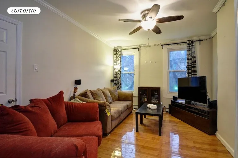 New York City Real Estate | View 876 Madison Street | 2nd floor living room | View 3