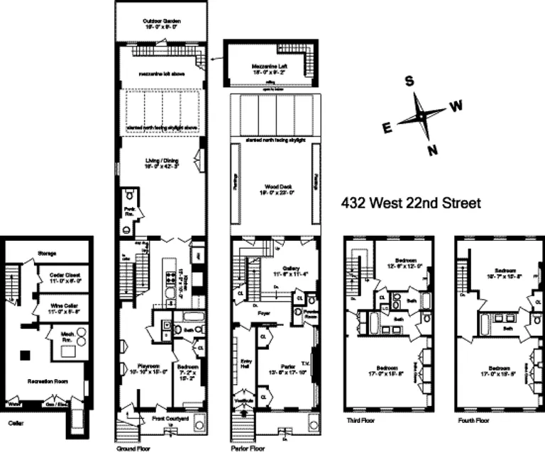 432 West 22nd Street | floorplan | View 9